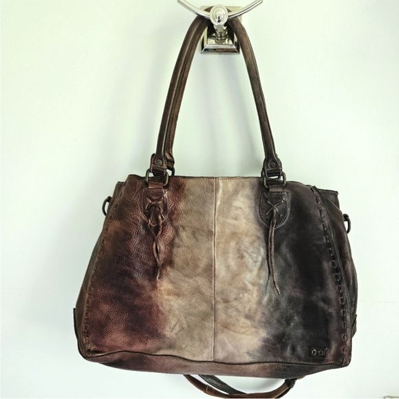 BED Stu Starry Night Rockaway Leather Bag EUC - Picture 2 of 11